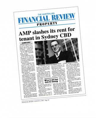 AMP Slashes Its Rent For Tenant in Sydney CBD